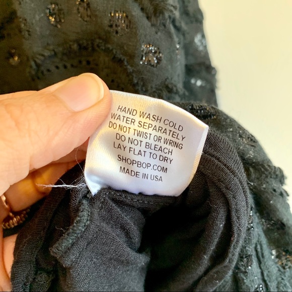 Shopbop Bop Basics Black Swim Coverup - Picture 8 of 8